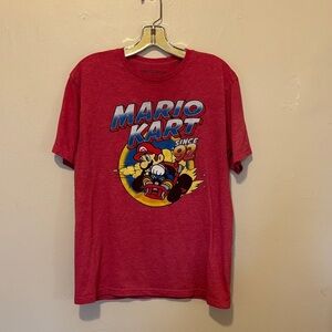 Mario Kart Graphic Red Long Sleeve Tee